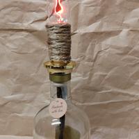 lampada con bottiglia 