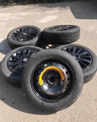Cerchi 195 55 16 grande punto e evo opel corsa