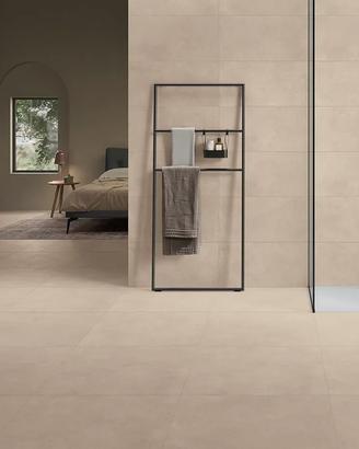 Gres porcellanato effetto cemento beige