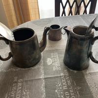 Tre pezzi Sheffield originali e antichi