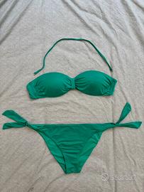 Bikini tezenis color verde smeraldo