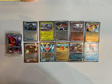 Lotto 11 Carte Pokémon fiamme spettrali