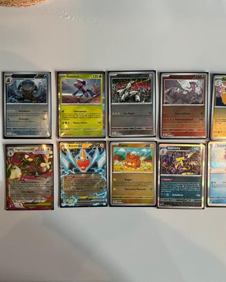 Lotto 11 Carte Pokémon fiamme spettrali