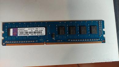 Kingston RAM DDR3 2GB 1Rx8 PCL3-12800U DIMM