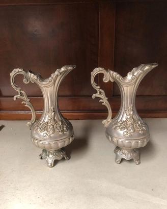 Coppia di Brocche in Peltro Vintage