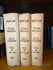 Storia universale della letteratura  G. Prampolini