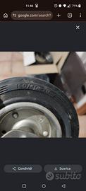 Set 8 Ruote Industriali Girevoli con Freno 150mm -