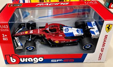 Ferrari SF-25 Leclerc Miami GP 2025 1:43 Bburago
