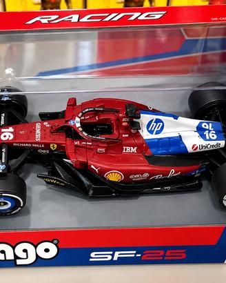 Ferrari SF-25 Leclerc Miami GP 2025 1:43 Bburago