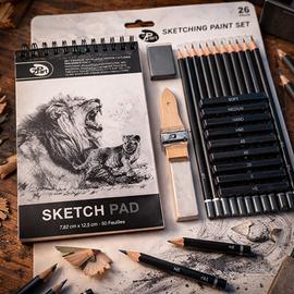 kit per disegno artistico e tecnico 