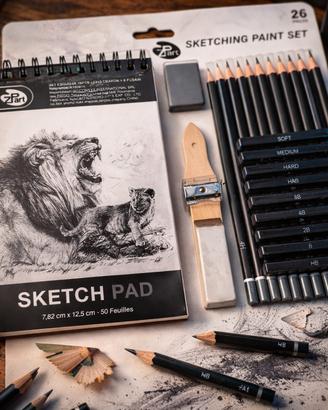 kit per disegno artistico e tecnico 