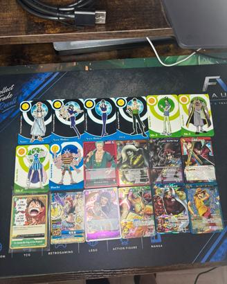 Lotto 25 Carte One Piece Vintage + Card Game