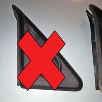 Fiat Uno modanatura mostrina specchietto