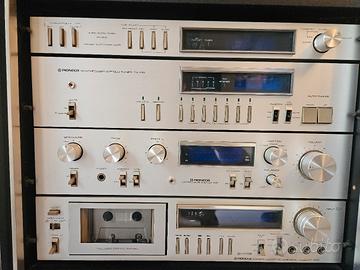 impianto vintage anni 80 Pioner + Amplificatori 