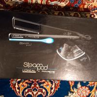 Piastra per capelli professionale Steam pod