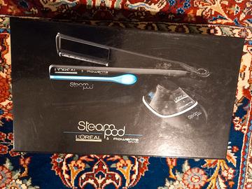 Piastra per capelli professionale Steam pod