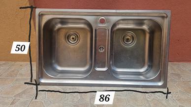 lavello 2 vasche Foster 86 x 50