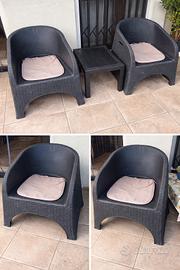 salottino da giardino