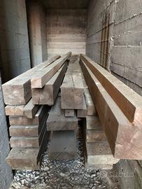 4 travi lunghezza 420 cm sezione 18x18