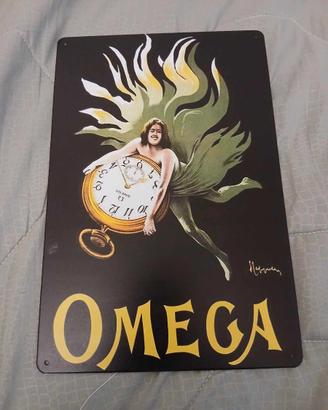 Targa in Alluminio Omega Retro