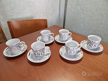 Servizio da caffè da 6 tazzine