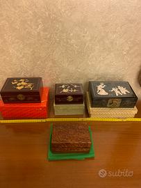 5 Portagioie antichi vintage