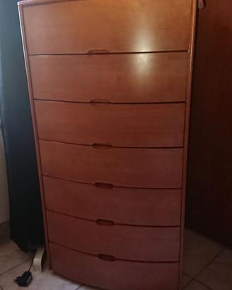 CASSETTIERA SETTIMINO IN LEGNO 7 CASSETTI
