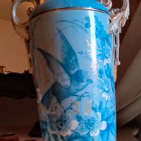  Vaso fine '800 in porcellana stile Minton