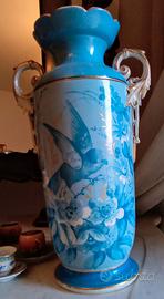  Vaso fine '800 in porcellana stile Minton