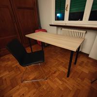 tavolo scrivania Ikea + sedia ufficio 