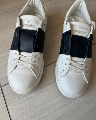 Sneakers Valentino Rockstud taglia 41.5 blu/bianco