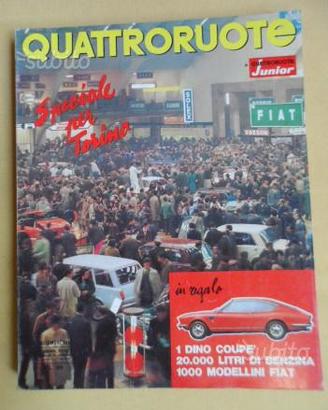 Quattroruote1967 Dino Coupè e Lancia Fulvia HF 1.3