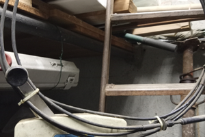 Nautica leveraggio motore fuoribordo