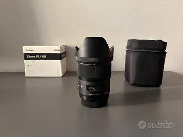 Sigma Art 35mm f/1.4 -  Attacco Canon EF