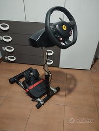 volante , pedaliera con struttura thrustmaster t80