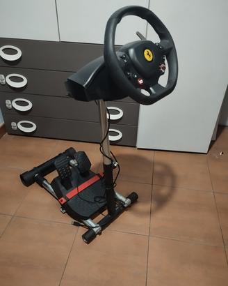 volante , pedaliera con struttura thrustmaster t80