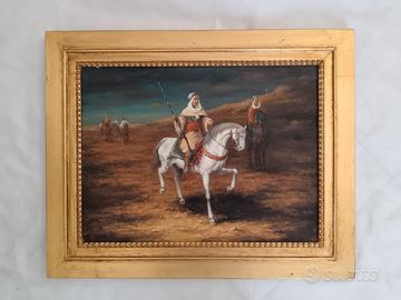 Quadro dipinto olio su legno 