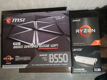 Ryzen7 5800X + B550 MSIGamingEdge-wifi+32GB DDR4