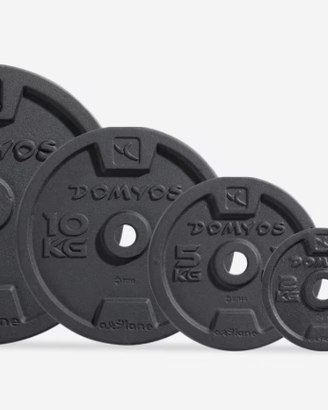 Set attrezzatura bodybuilding usata Decathlon