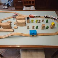 PISTA TRENO IN LEGNO 