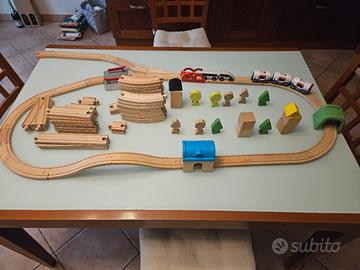 PISTA TRENO IN LEGNO 