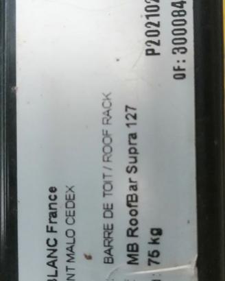 BARRE PORTAPACCHI (FOTO)X MERCEDES CL A DEL 2011