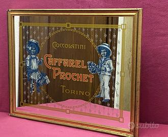 Tabella Insegna Publicità vintage epoca caffarel