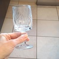 Bicchieri cristallo di Bohemia