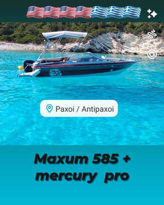BARCA americana maxum 585 + TRASPORTO 