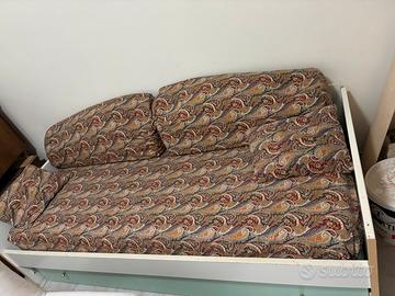Divano-letto singolo con secondo letto estraibile