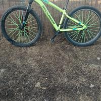 rockrider st 100 verde fluo