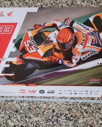 Poster Marc Marquez 93 Misano MWC Honda Uf