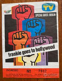 Biglietto concerto 1987 Frankie goes to Hollywood