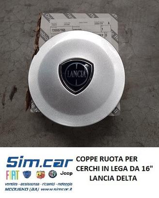 COPPE RUOTA X CERCHI IN LEGA LANCIA DELTA